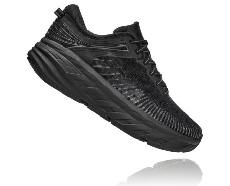 Hoka One One Bondi 7 Ženske Pohodni Čevlji Črna / Črna SI-348107L